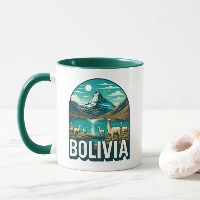 Bolivia South America Mug (With Donut)