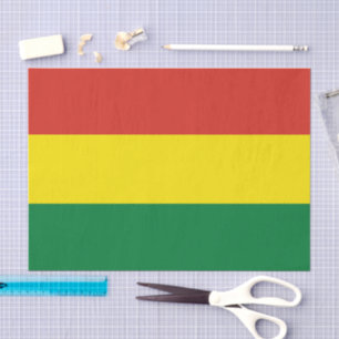 Bolivia tissue paper, Bolivian Flag tissue paper