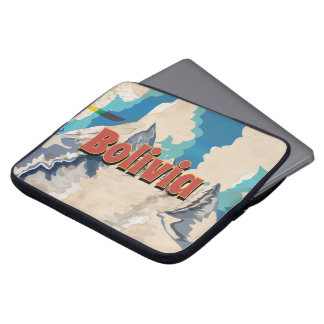 Bolivia Vintage Travel Poster Laptop Sleeve