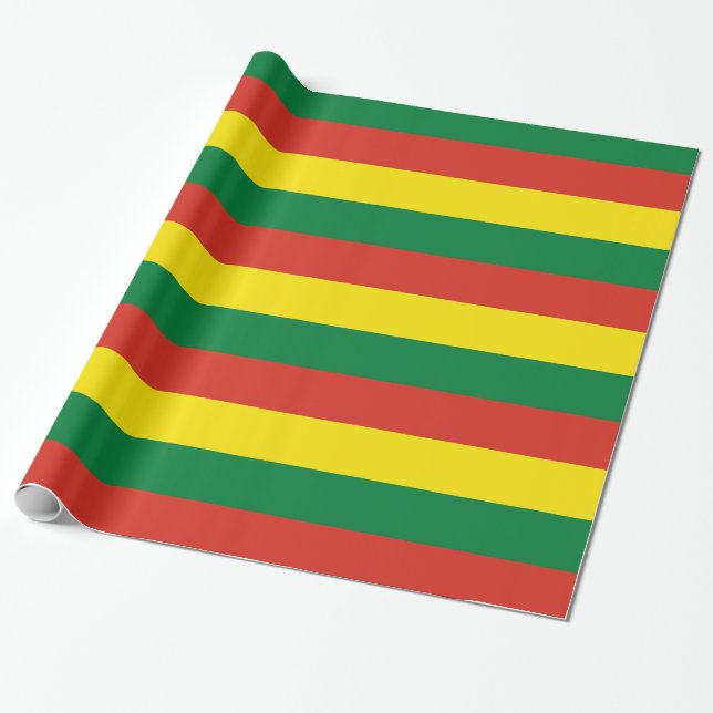 Bolivia Wrapping Paper (Unrolled)