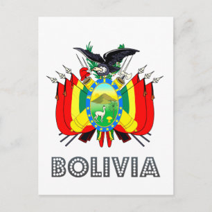 Bolivian Emblem Postcard