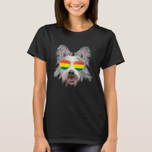 Bolivian Flag Berger Picard Dog Bolivia Pocket T-Shirt