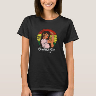 Bolivian Flag Bolivia Bolivian Girl   T-Shirt