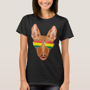 Bolivian Flag Pharaoh Hound Dog Bolivia Pocket T-Shirt