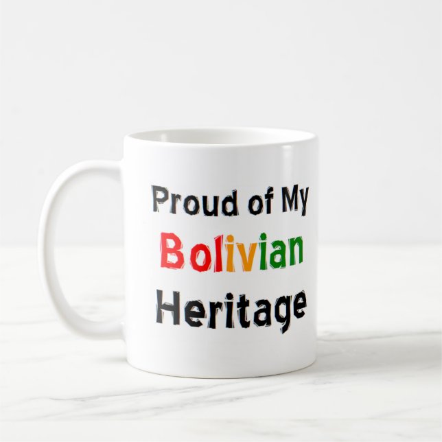 bolivian heritage coffee mug (Left)