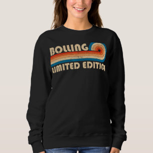 BOLLING Surname Retro Vintage 80s 90s Birthday Reu Sweatshirt