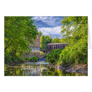Bollinger Mill & Burfordville Covered Bridge Card