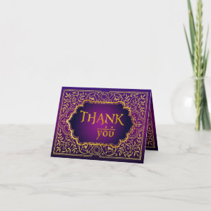 Bollywood Arabian Nights Thank You Note Card