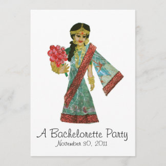 Bollywood Bachelorette Party invitation