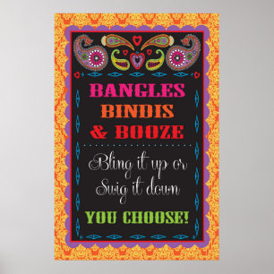 Bollywood Booze Poster custom