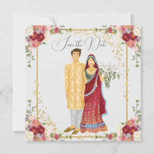 Bollywood couple wedding  Illustration