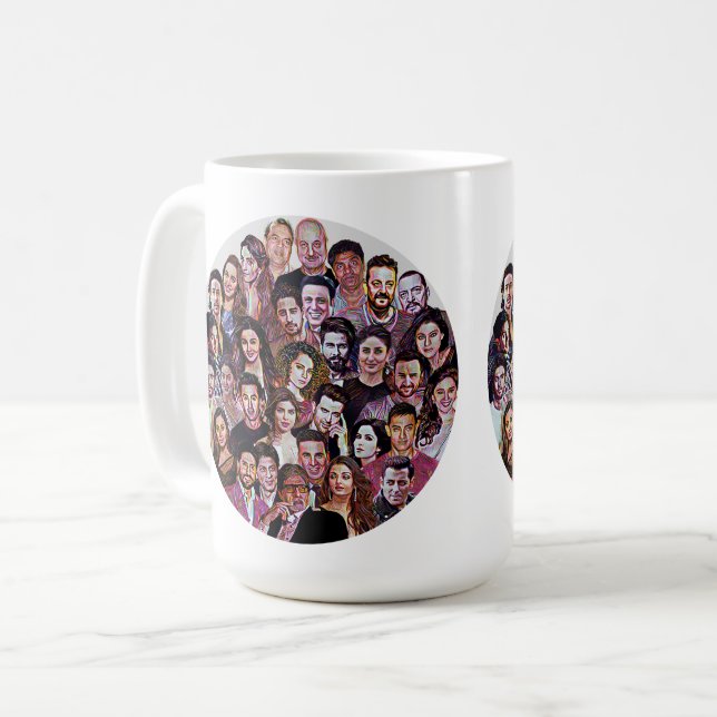 Bollywood Family Coffee Mug (Front Left)