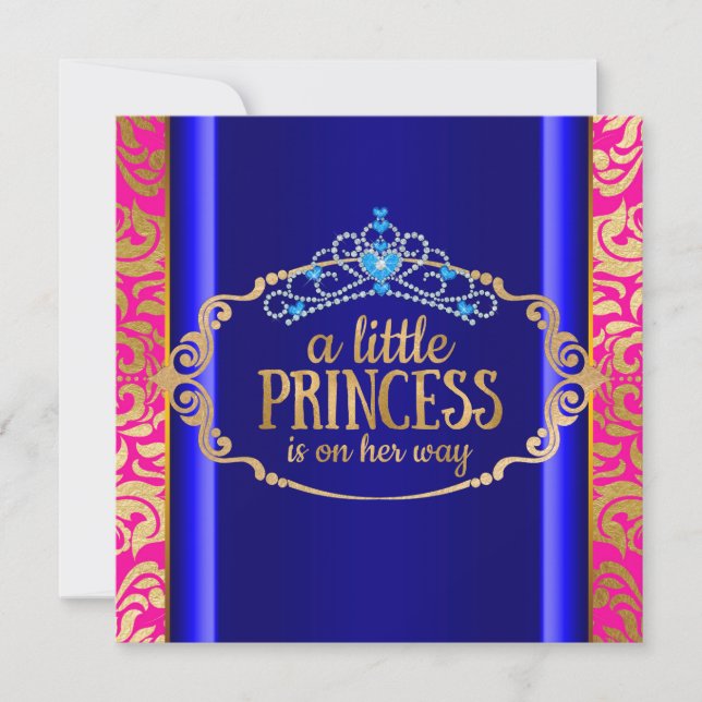Bollywood Indian Princess Baby Shower Invitation (Front)