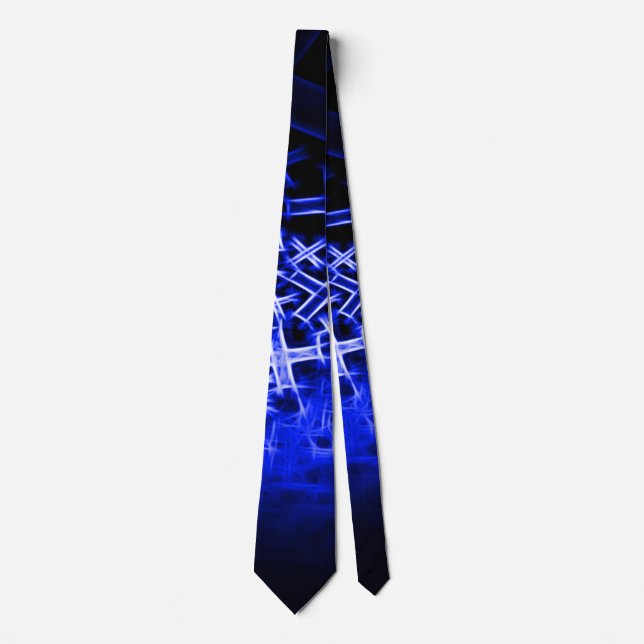 BOLO Men's Religious Fractal Satin Power Tie (Front)