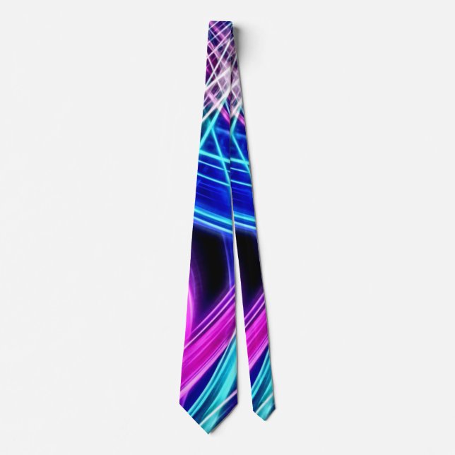 BOLO Men's Turbo Abstract Satin Power Tie (Front)
