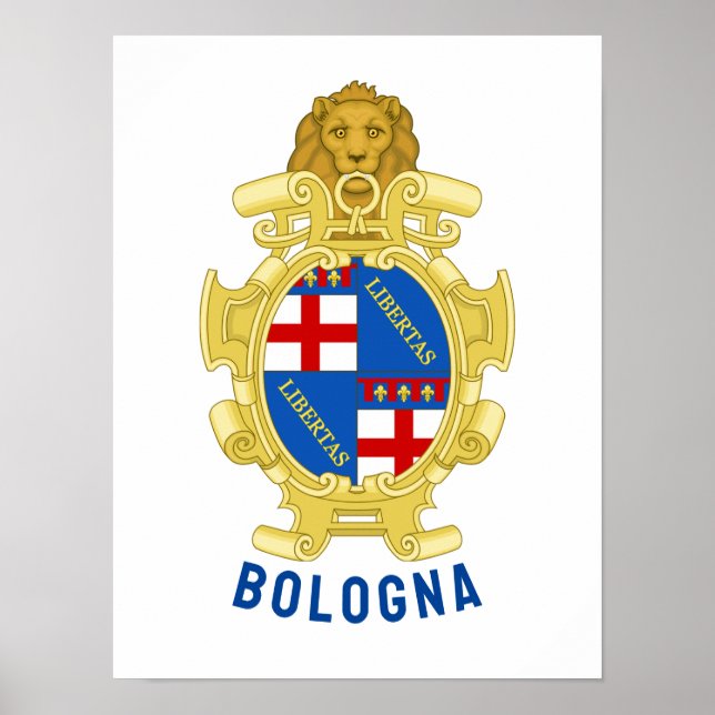 Bologna coat of arms - Italy Poster (Front)