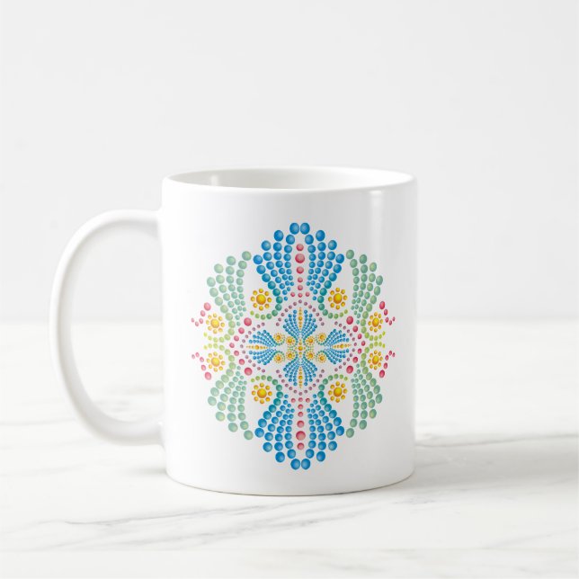 Bologna colorfull mandala mug (Left)
