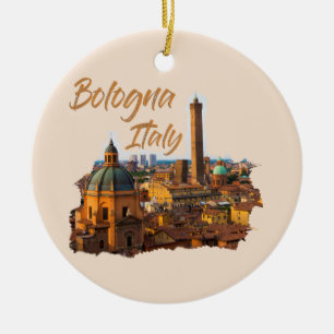 Bologna Italy: Historical Centre Ceramic Ornament
