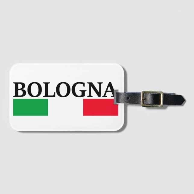 Bologna Italy, I love Bologna Luggage Tag (Front Horizontal)
