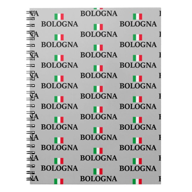 Bologna Italy, I love Bologna Notebook (Front)