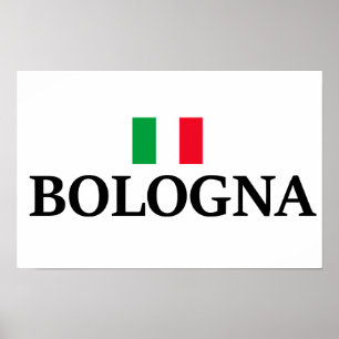Bologna Italy, I love Bologna Poster