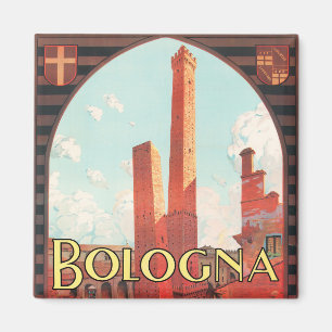 Bologna Italy vintage travel Magnet