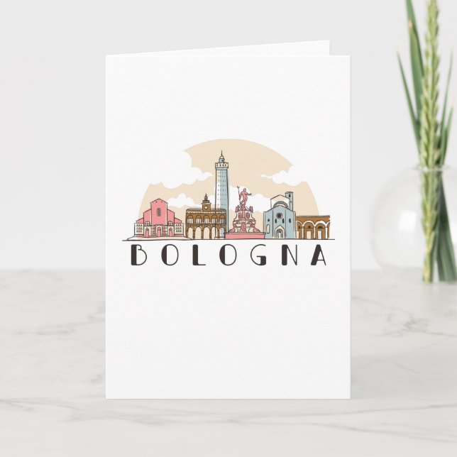 Bologna skyline card (Front)