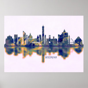 Bologna Skyline Poster