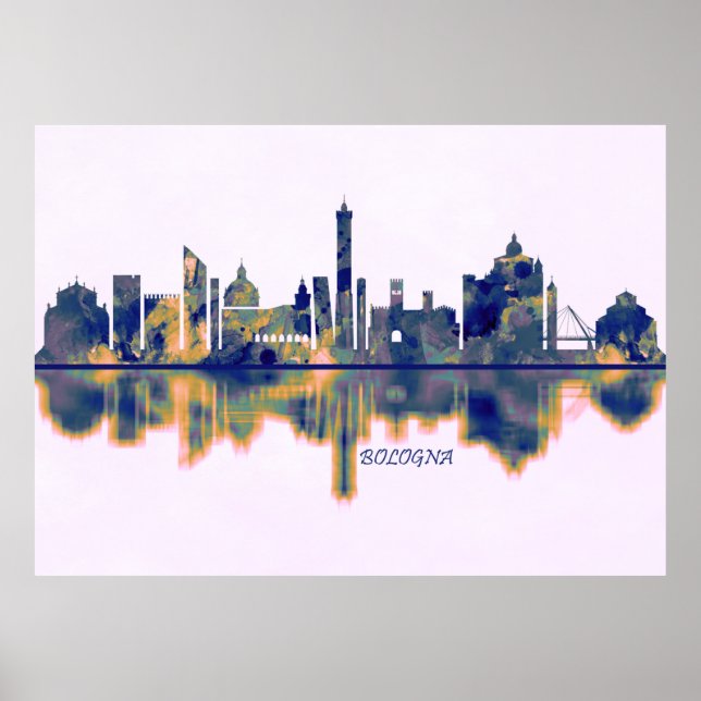 Bologna Skyline Poster (Front)