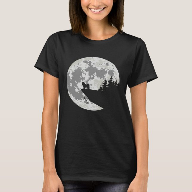 Bolognese Apparel And Moon  Halloween Costume T-Shirt (Front)