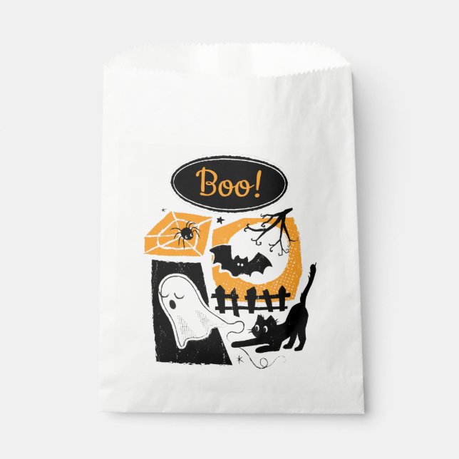 Bolsa De Papel Beware of the cat! Favour Bag (Front)