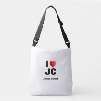 Bolsa I love Jesus Christ Crossbody Bag