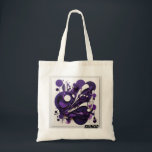 Bolsa Tote Arte Nocturno Abstracto Bag<br><div class="desc">Una bolsa tote con diseño inspirado en la biodiversidad nocturna,  combinando misterio,  elegancia y funcionalidad para el uso diario.</div>
