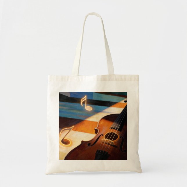 Bolsa Tote Violin Art Bag (Front)