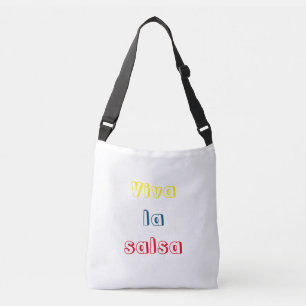 Bolsa viva la salsa crossbody bag