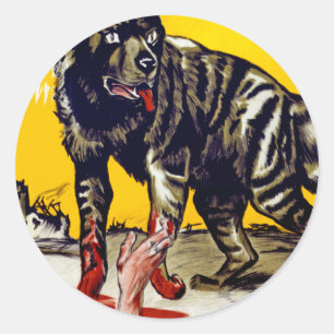 Bolschewismus Heisst Classic Round Sticker