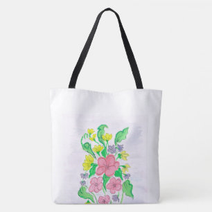 Bolso Morral Ilustrado Cris Tote Bag