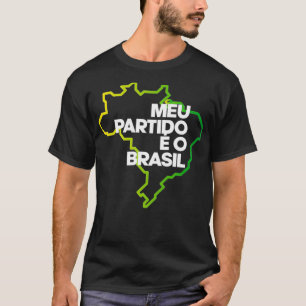 Bolsonaro Presidente 2022 Brasil  Camiseta  T-Shirt