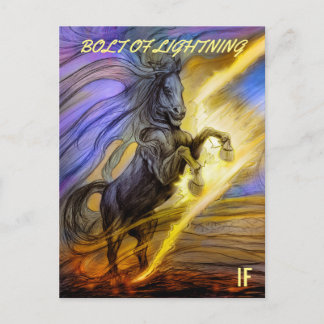Bolt of Lightning postcard by Mike Winterbauer