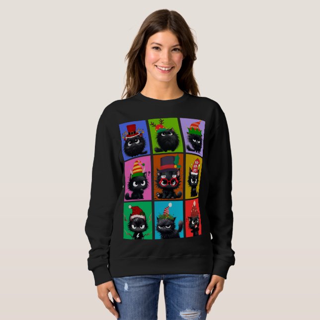 Bolt The Cat Christmas Women's sweatshirt (Front Full)