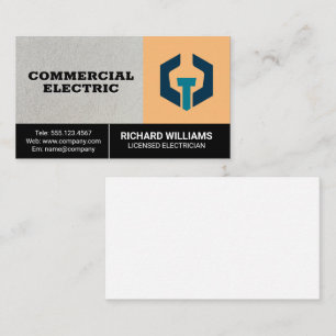 Bolt Wrench Hardware Logo Business Card