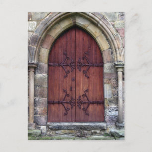 Bolton Abbey Door Postcard