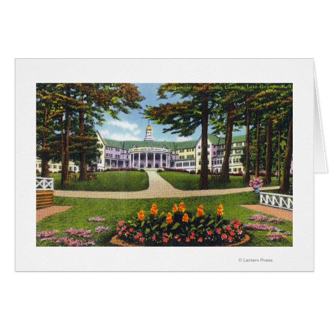Bolton Landing Exterior View of Sagamore Hotel (Front Horizontal)