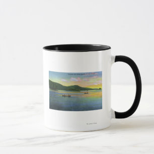 Bolton Landing View of Couples Canoeing Mug