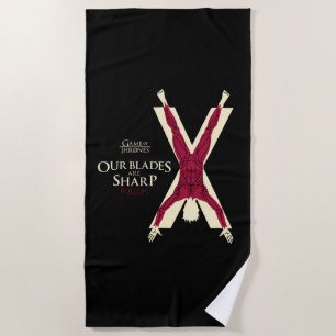 Bolton Sigil - Our Blades Are Sharp Beach Towel