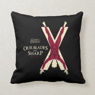 Bolton Sigil - Our Blades Are Sharp Cushion