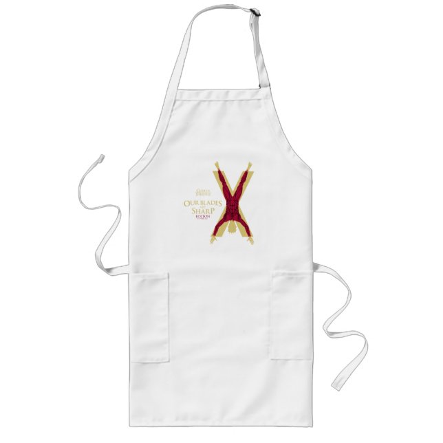 Bolton Sigil - Our Blades Are Sharp Long Apron (Front)