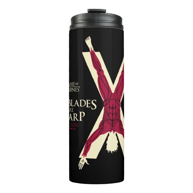 Bolton Sigil - Our Blades Are Sharp Thermal Tumbler (Front)