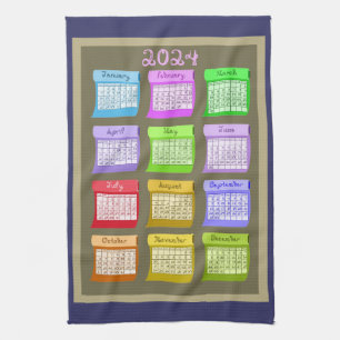Bolts of Fabric tea kitchen towel 2024 calendar