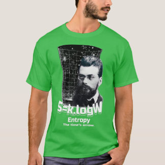 Boltzmann Entropy formula Theoretical physics and  T-Shirt